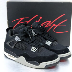 Nike Jordan 4 'Black Canvas'