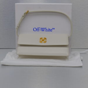 Off-White Bag Gold Arrow Strap White