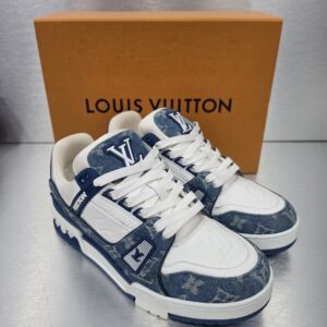 Louis Vuitton Trainer Blue Denim