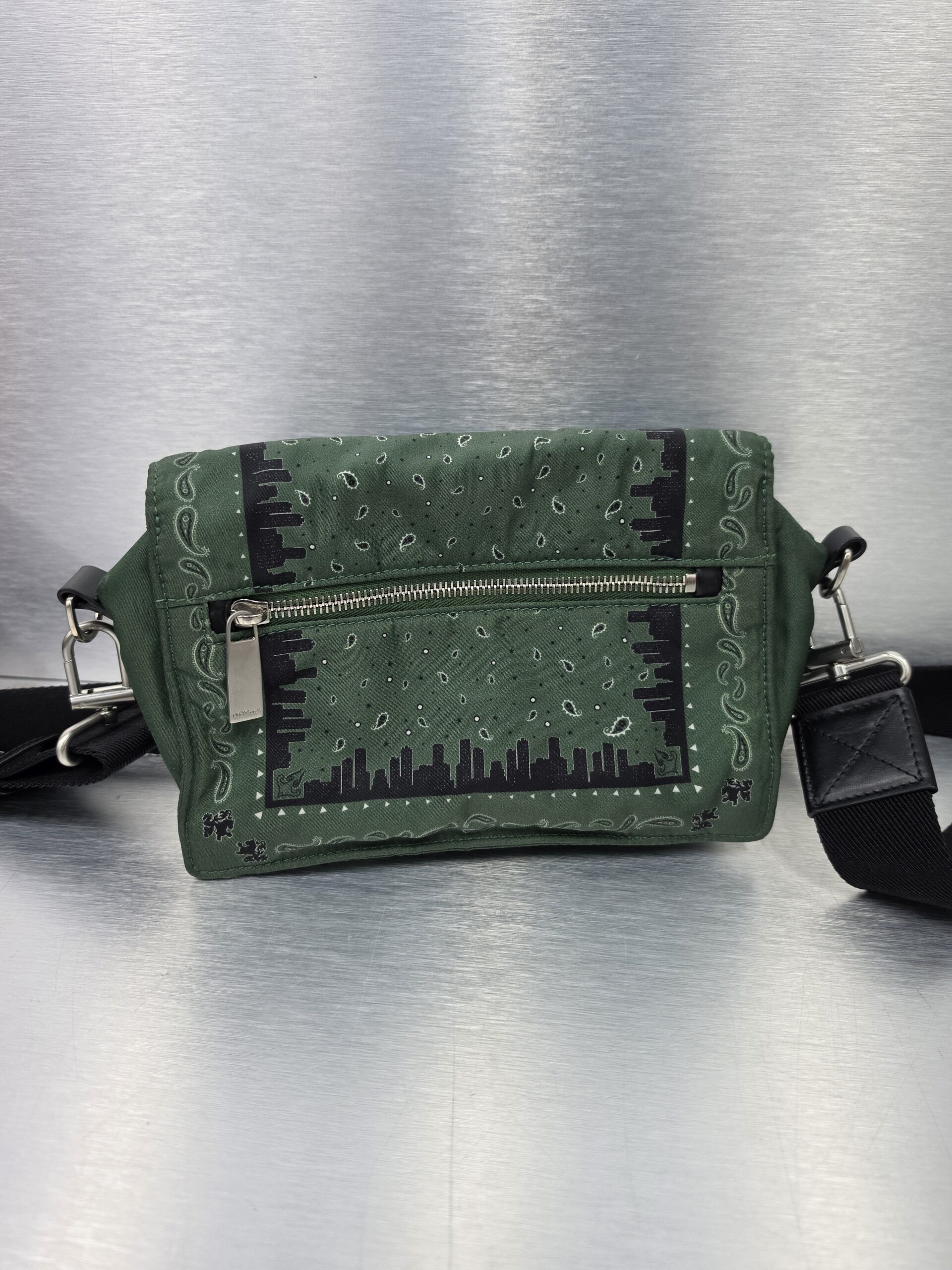 Off-White Bandana Bag 'Green' - Image 2