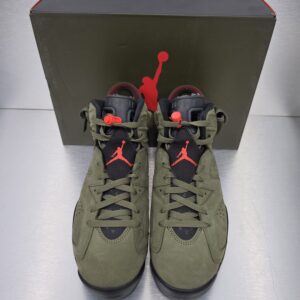 Travis Scott x Air Jordan 6 Retro 'British Khaki' – front view
