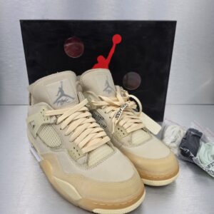 Off-White x Air Jordan 4 SP 'Sail' – side view