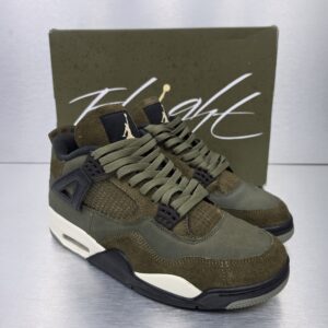 Air Jordan 4 Retro SE Craft 'Olive' – side view